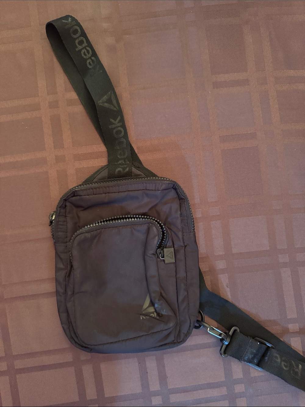 Reebok black sling belt bag